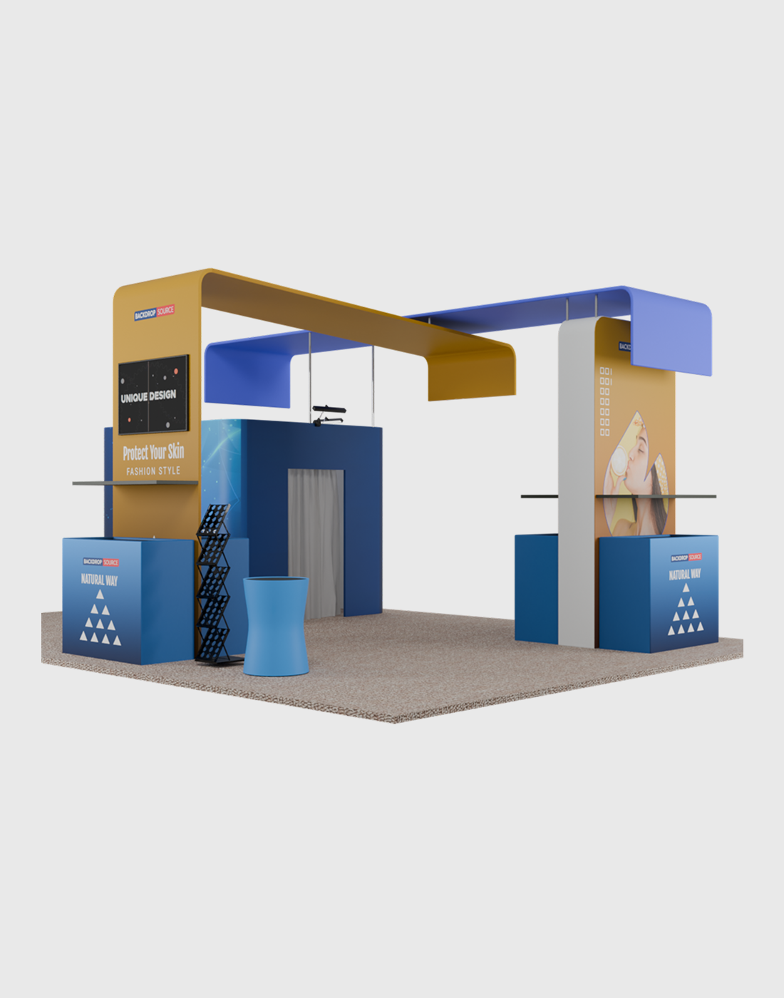 Modular Booth Kits 6m x 6m - Model 12