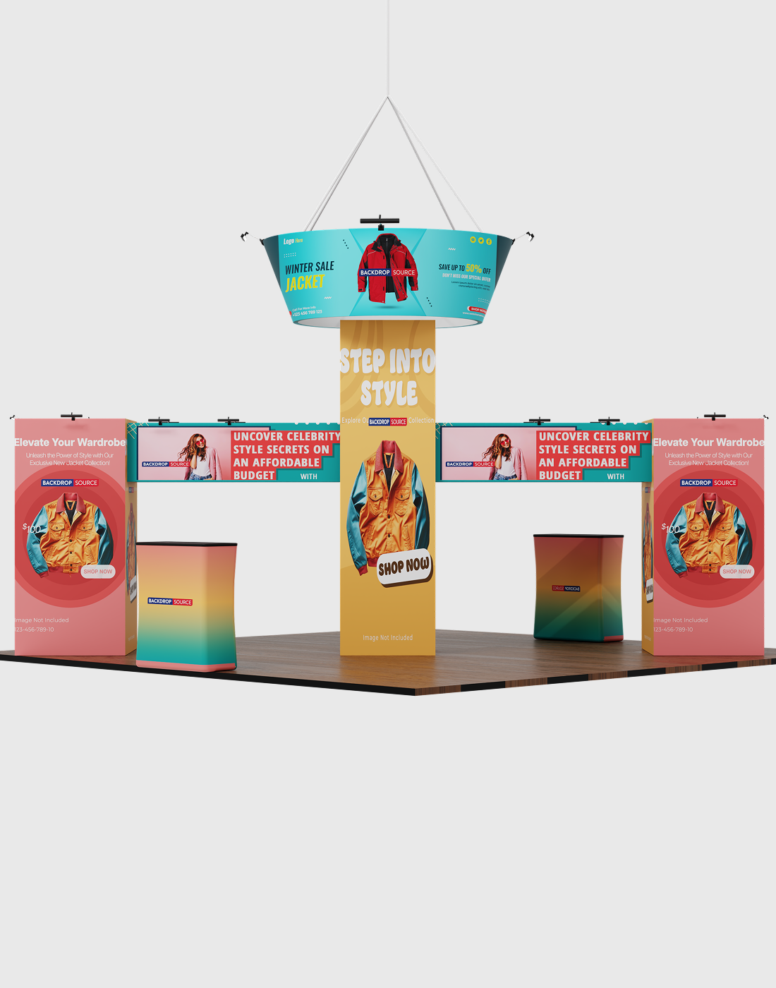 Modular Booth Kits 6m x 6m - Model 08