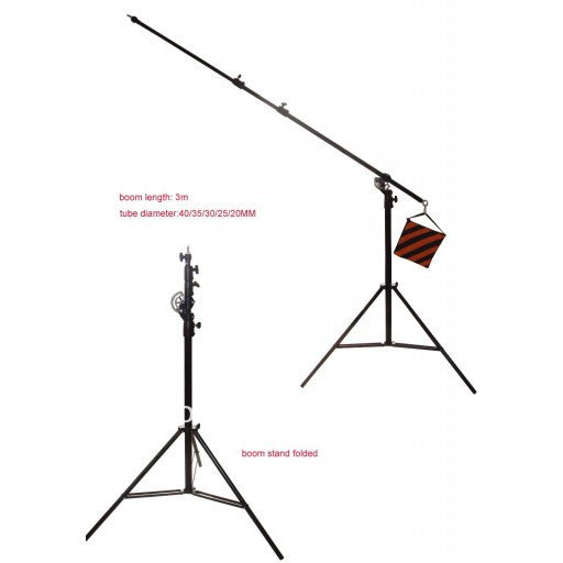 Studio Boom Arm Light Stand with Sandbag