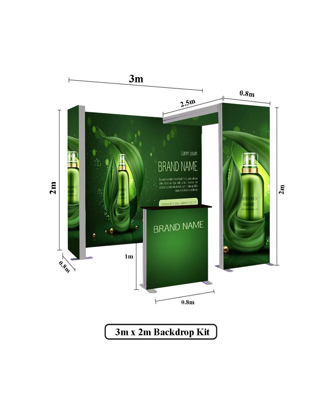 SEG Modular Lightbox Display Kit - Model 3