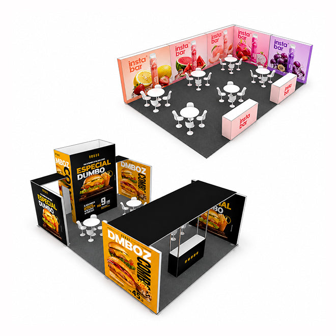 9m x 6m Exhibition Stall Kits