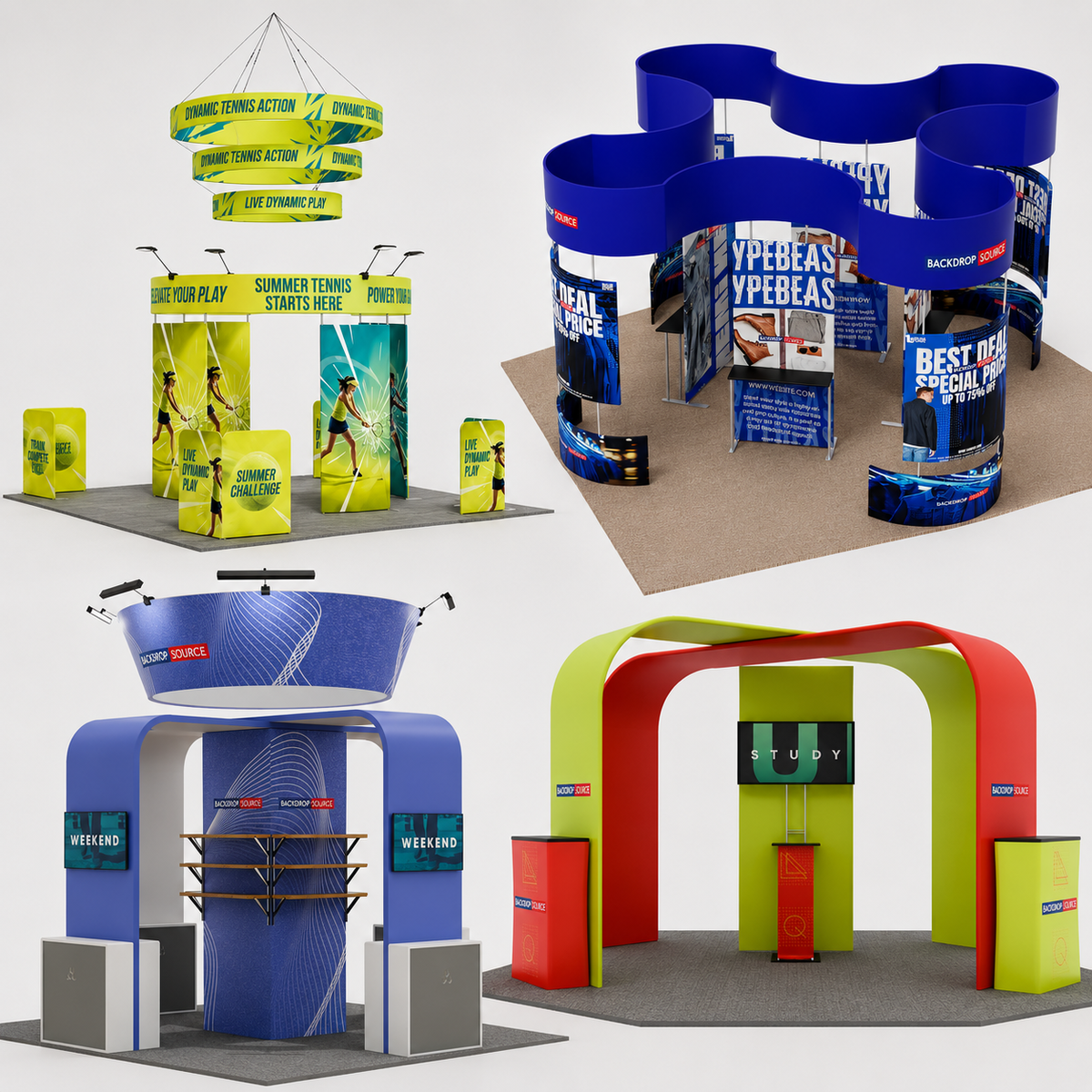 6m x 6m Exhibition Stall Kits
