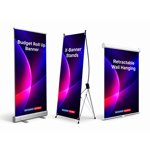 Roll-Up Standees & Banner Stands
