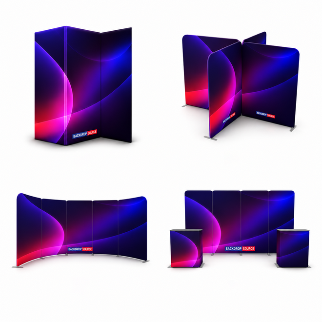 Magnetic Fabric Displays & Stall Kits