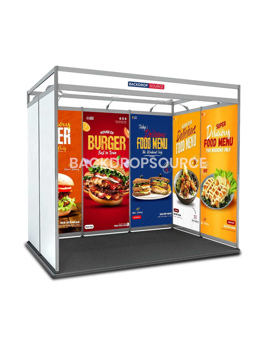 Shell Scheme Poster 3m x 2m Shell Scheme Graphics for All Exhibitions – Backdropsource India