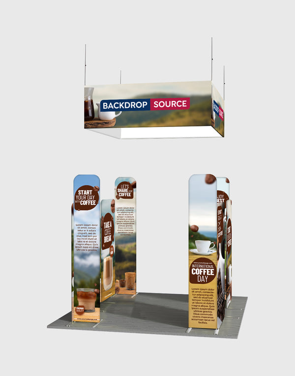 Portable Exhibit Display 3m x 3m - Model 36