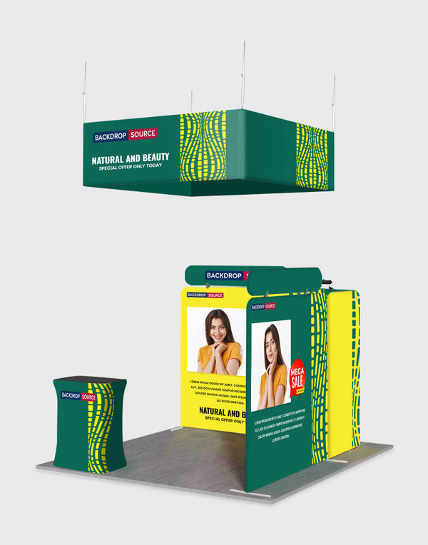 Portable Exhibit Display 3m x 3m - Model 30