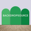 Green Color Themed Party Backdrop Media Sets for Birthday / Events/ Weddings
