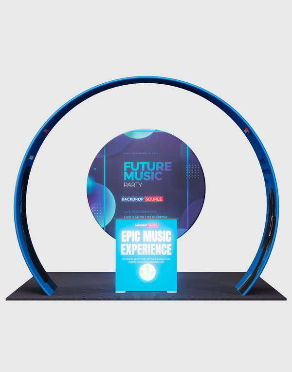 Portable Exhibit Display 3m x 3m - Model 33