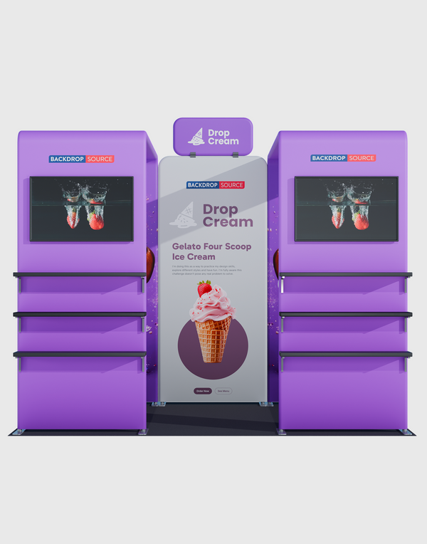 Portable Exhibit Display 3m x 3m - Model 35