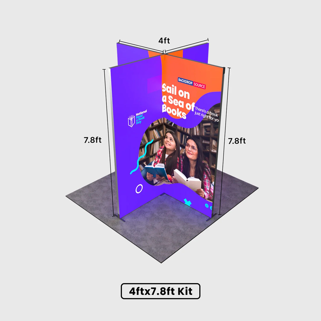 Foldable SEG  Exhibition Display - Model 8