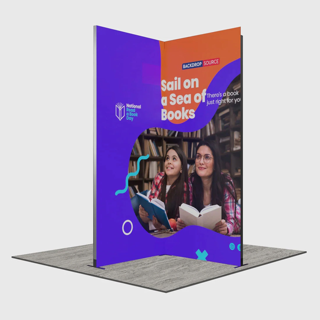 Foldable SEG  Exhibition Display - Model 8