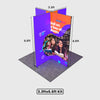 Foldable SEG  Exhibition Display - Model 8