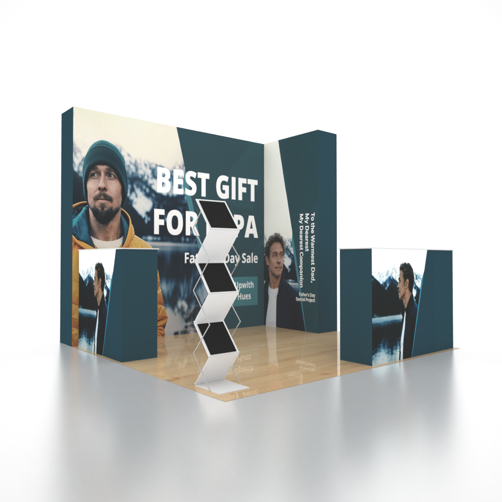 Portable Exhibit Display 3m x 3m - Model 42