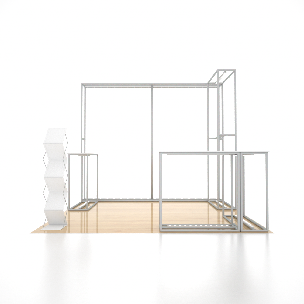 Portable Exhibit Display 3m x 3m - Model 42