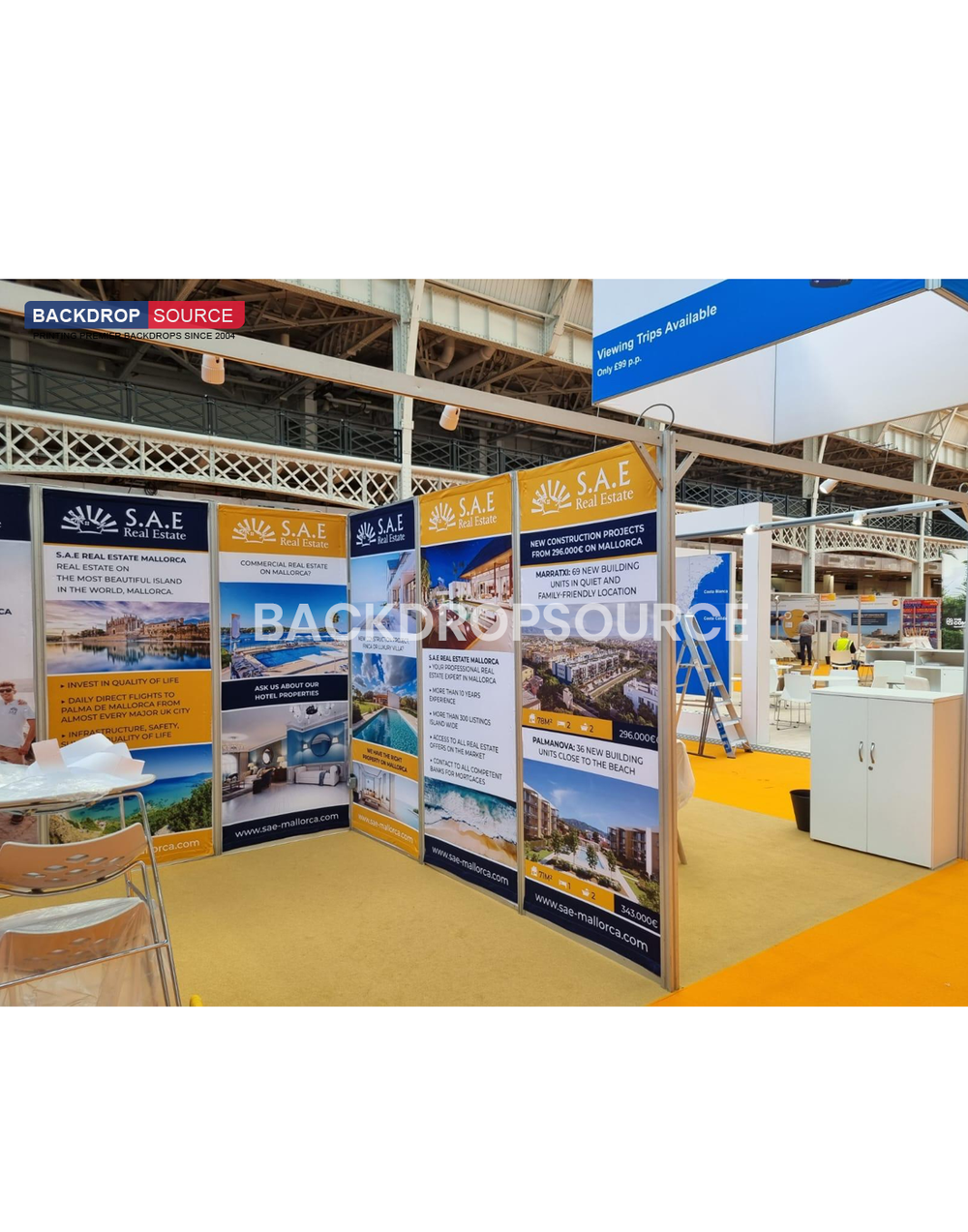 Shell scheme Exhibition Graphics for 6m Wide x 3m Depth Booth
