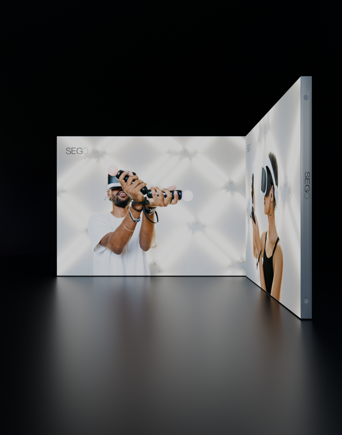 SEGO Backlit Booth 3m x 3m - Model 4