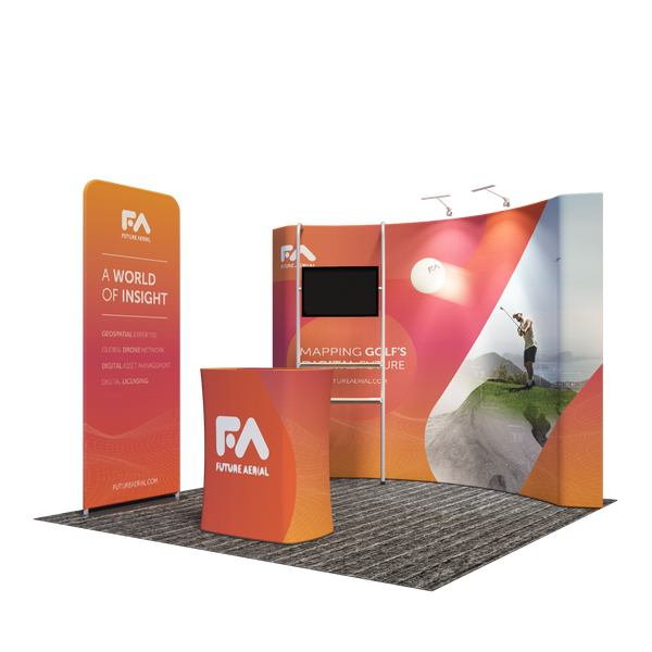 Portable Exhibit Display 3m x 3m - Model 23