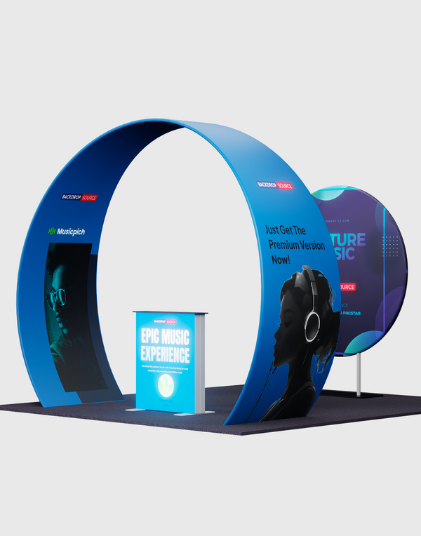 Portable Exhibit Display 3m x 3m - Model 33