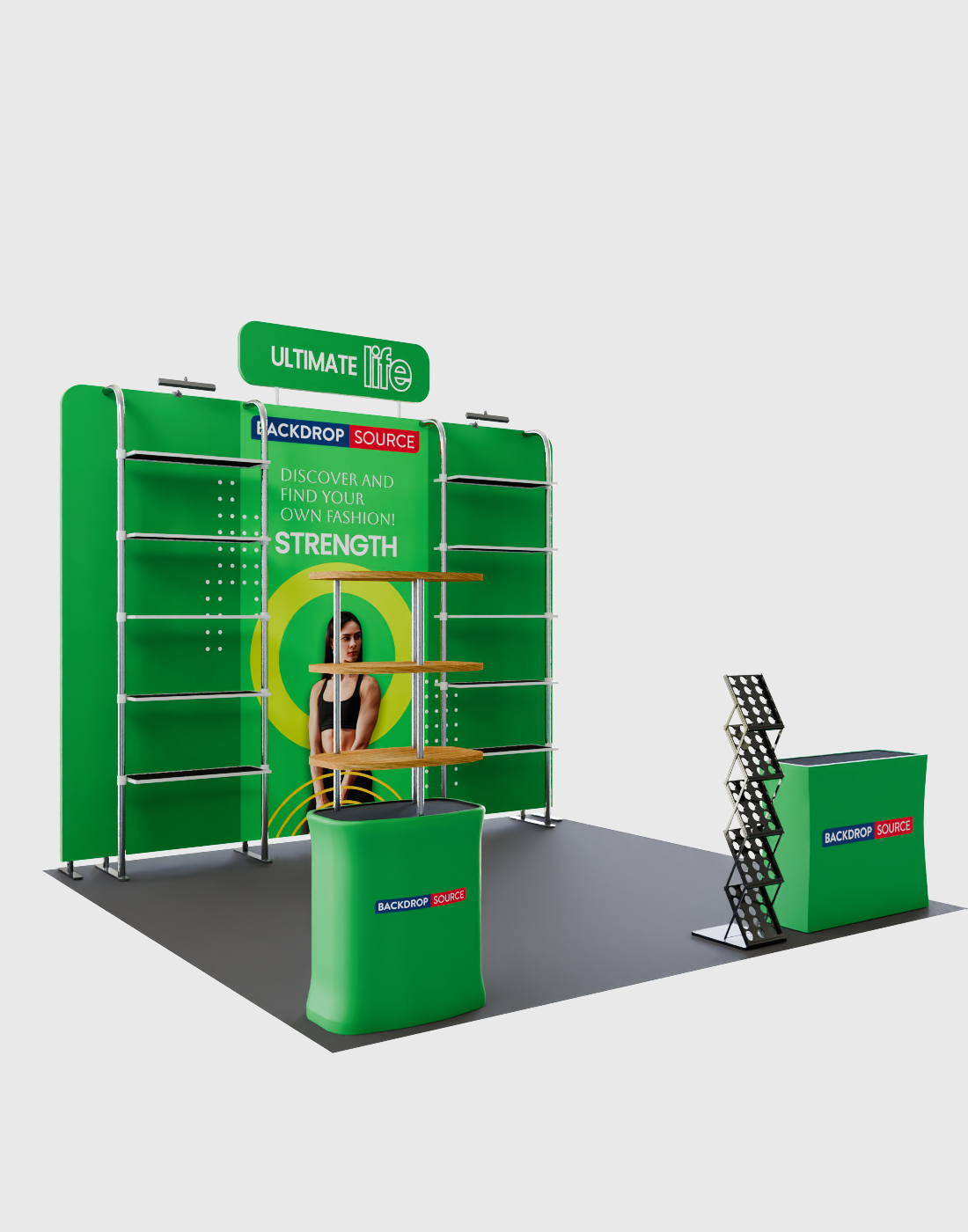 Portable Exhibit Display 3m x 3m - Model 20