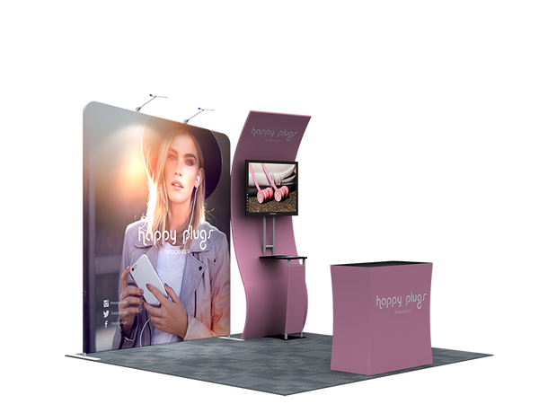 Portable Exhibit Display 3m x 3m - Model 12