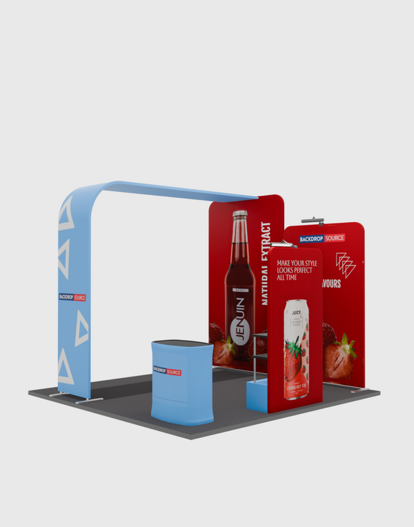 Portable Exhibit Display 3m x 3m - Model 15