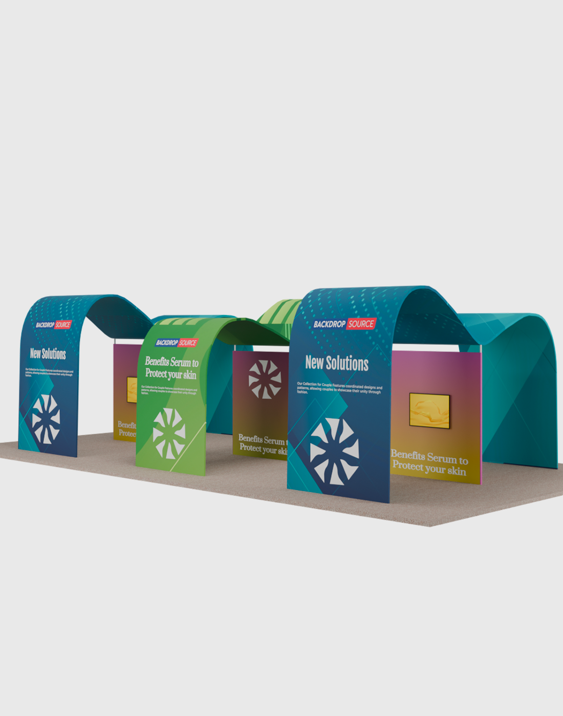 Modular Booth Kits 9m x 6m - Model 1 – Backdropsource India
