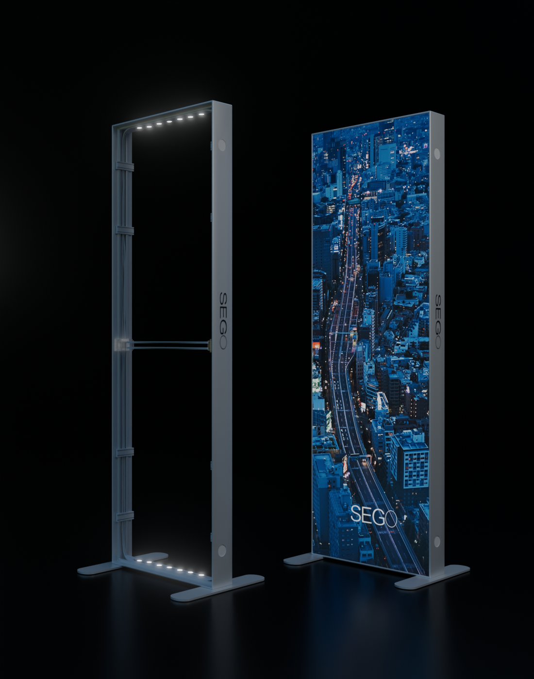 1m Backlit SEGO Lightbox Display Frame