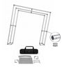 3D Slanted Arch Display Wall