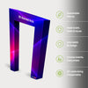 3D Slanted Arch Display Wall