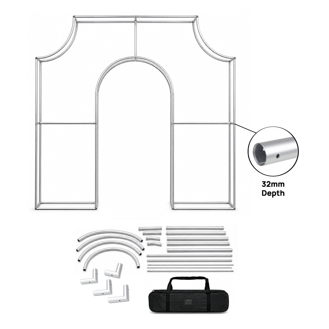 3D Triumphal Arch Backdrop