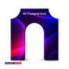 3D Triumphal Arch Backdrop