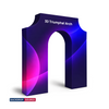 3D Triumphal Arch Backdrop