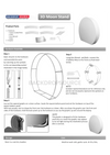 3D MOON Tension Fabric Media Wall