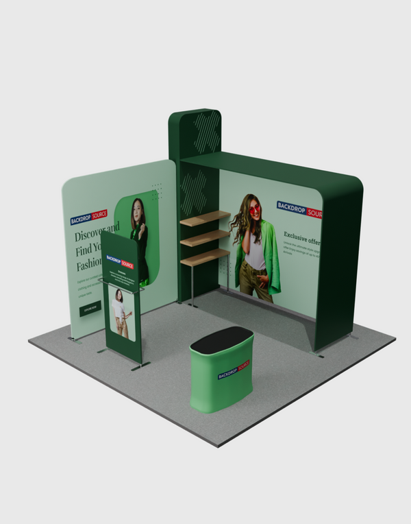 Portable Exhibit Display 3m x 3m - Model 19