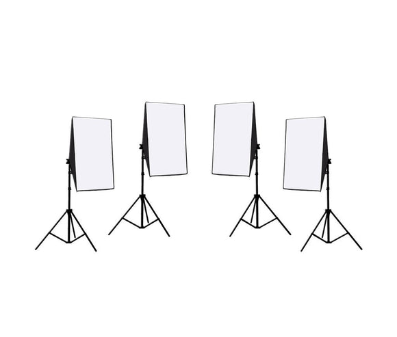 4 Head Contionous Softbox Light Kit