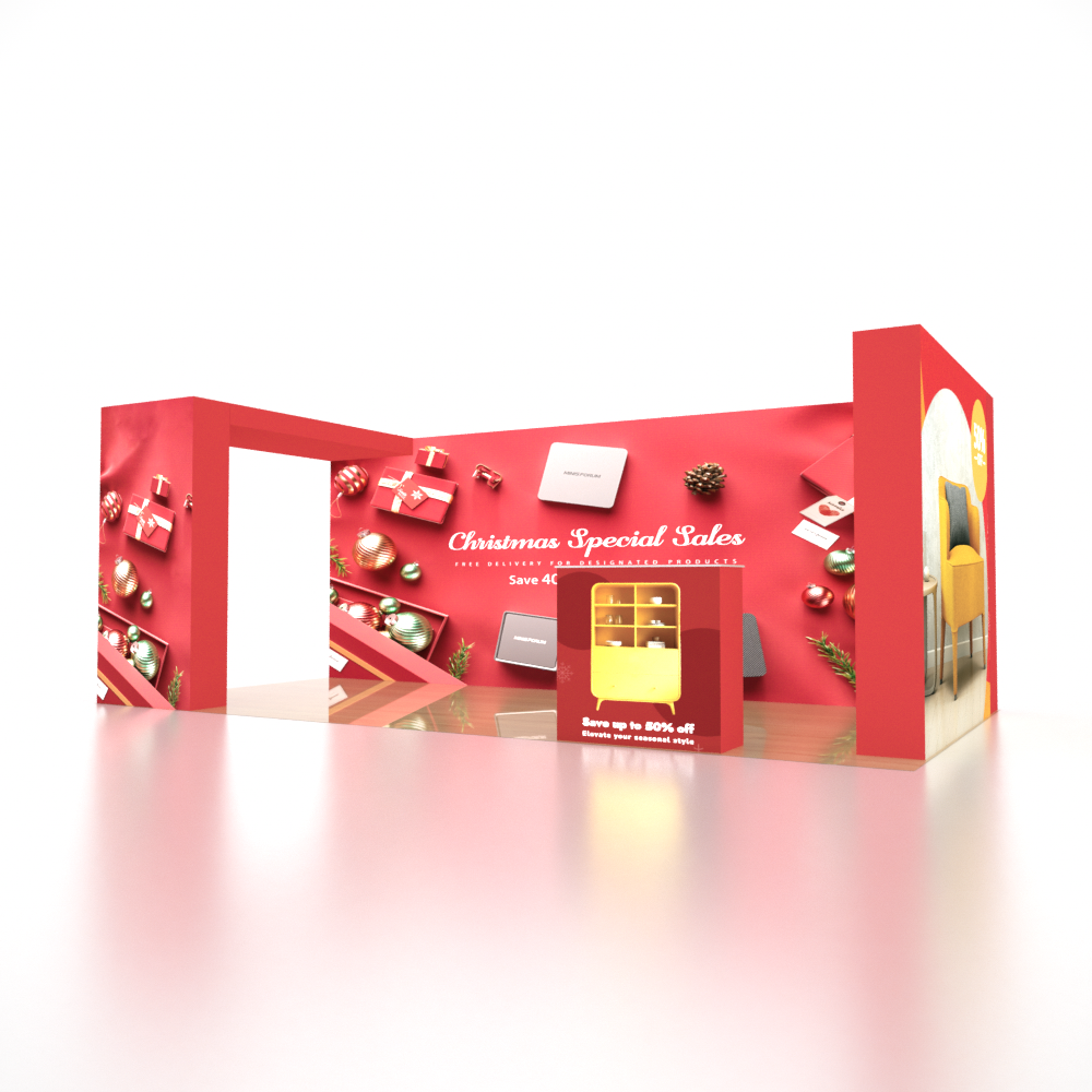 Portable Exhibit Display 3m x 6m - Model 19