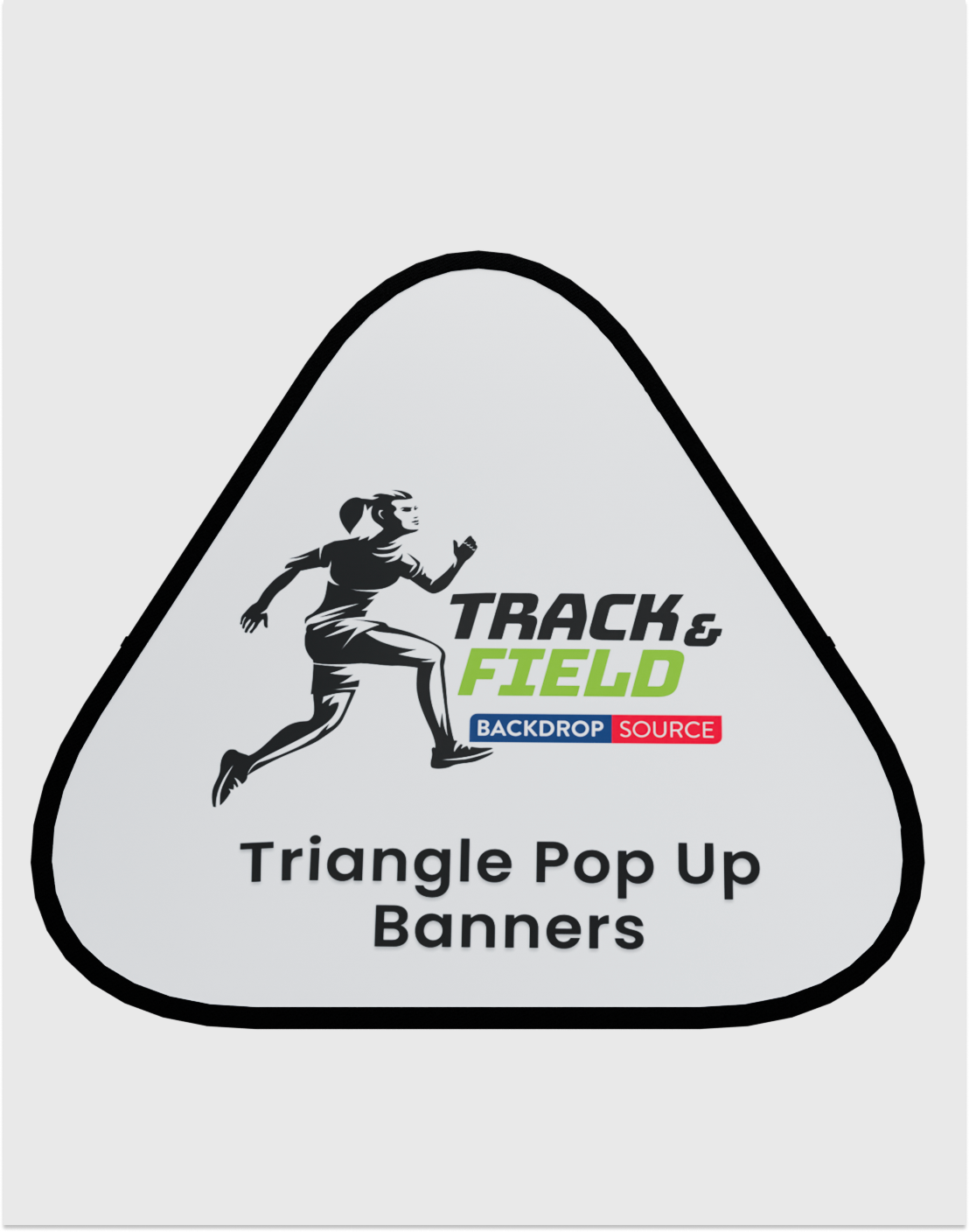 Triangle Pop Up Banners ( Double Side Printed)