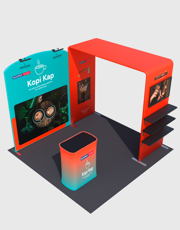 Portable Exhibit Display 3m x 3m - Model 37