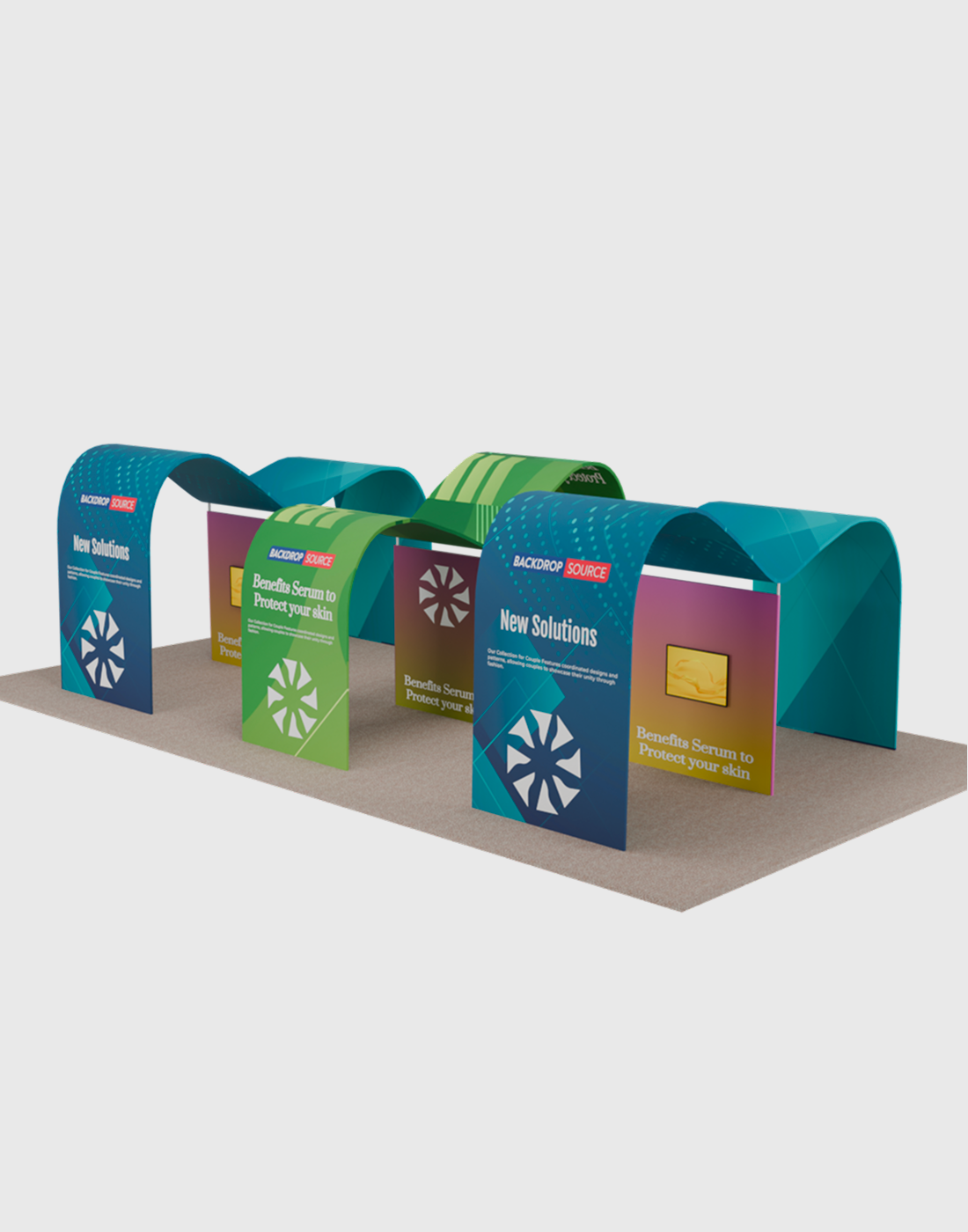 Modular Booth Kits 9m x 6m - Model 1 – Backdropsource India