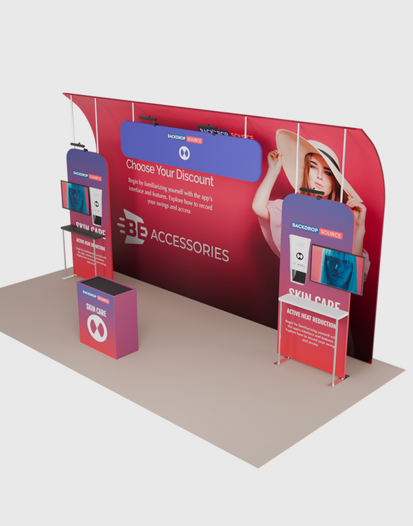 Portable Exhibit Display 6m x 3m - Model 15