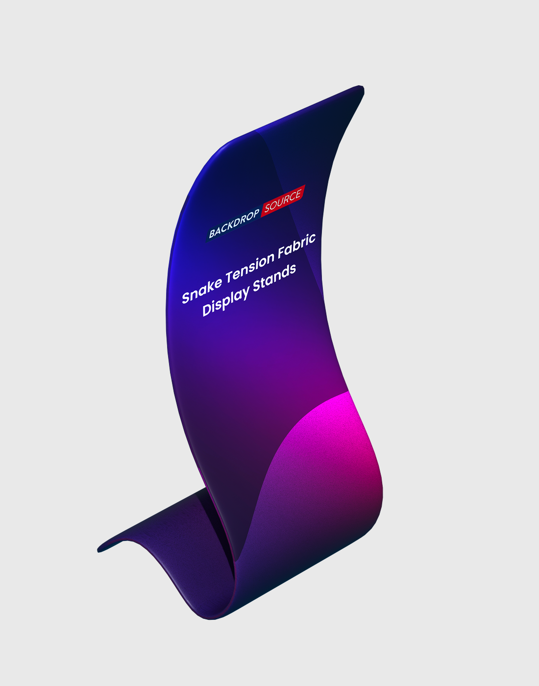 Snake Tension Fabric Display Stands