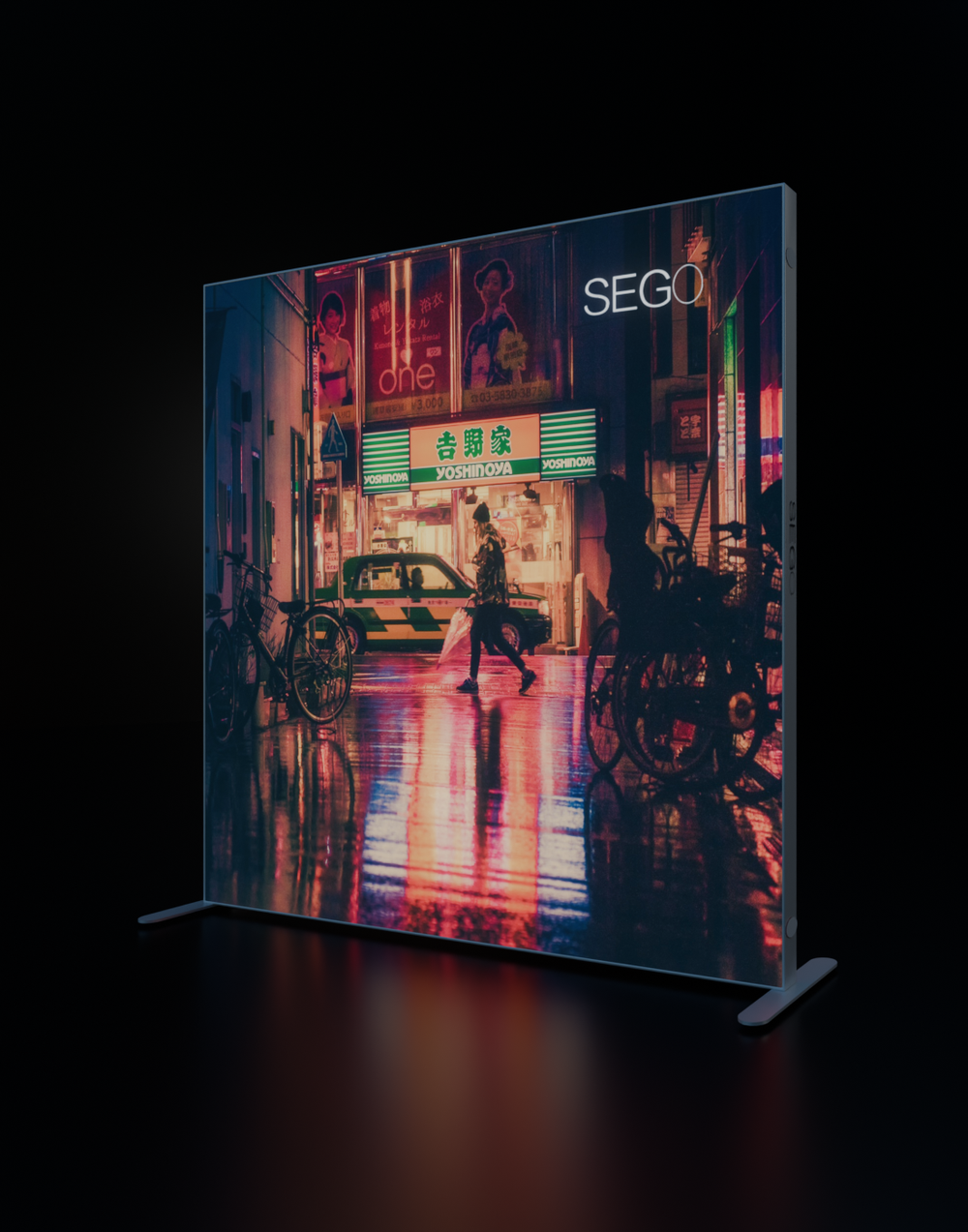 2m Backlit SEGO Lightbox Display Frame