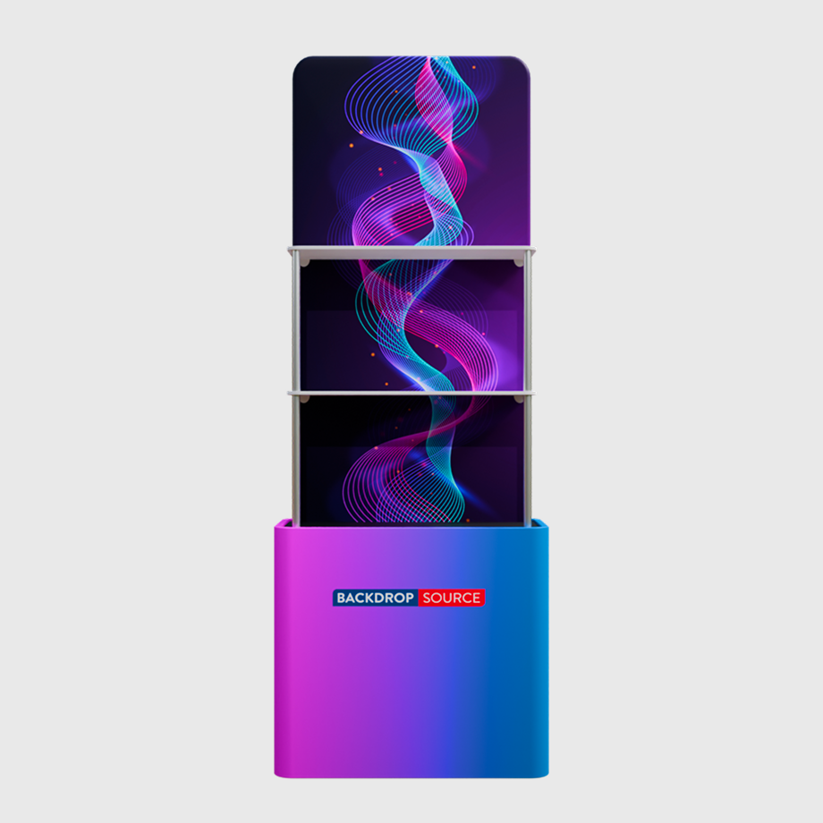 Tabletop Branding Tower Display