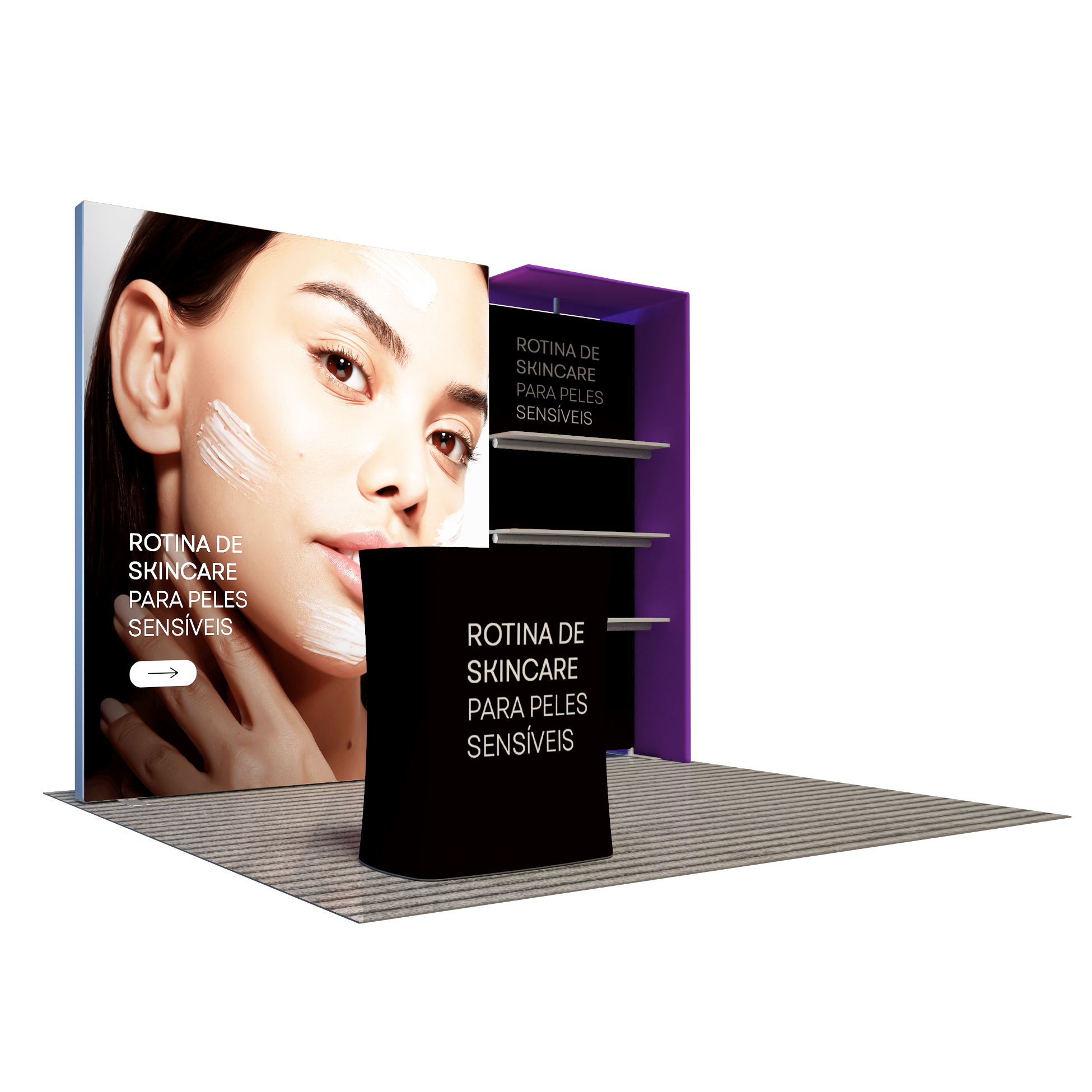 Premier 3m x 3m Exhibition Booth - Model 5