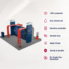6x6m Booth Kit with 3D Media Walls, Arch Displays & 3 Counters