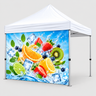 Custom Size Canopy Tent Full Wall – Graphic Only