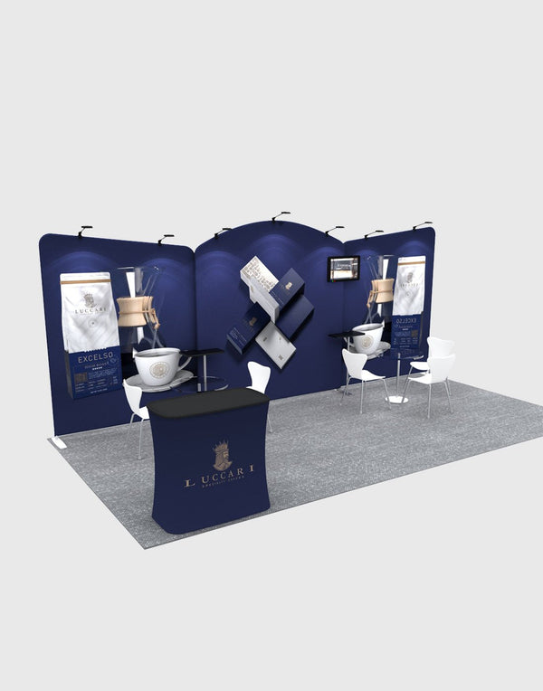 6m Round Top with Inclined Straight Exhibition Kit