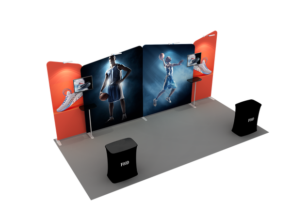Portable Exhibit Display 6m x 3m - Model 2