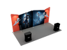 6x3m Booth Kit with Four Inclined Walls & 2 Counters